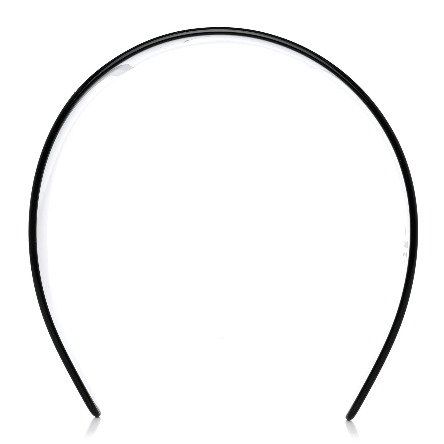 Resin Crystal Interlocking G Headband Black