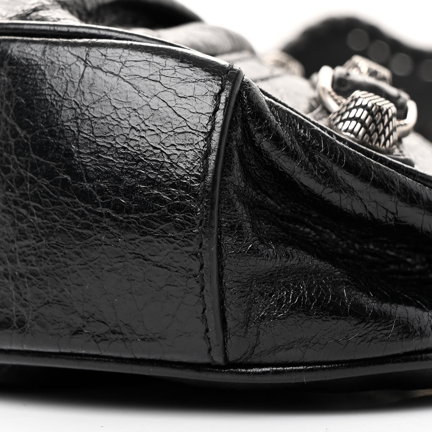 Balenciaga Agneau Arena Le Cagole Shoulder Bag XS Black 11 of 12