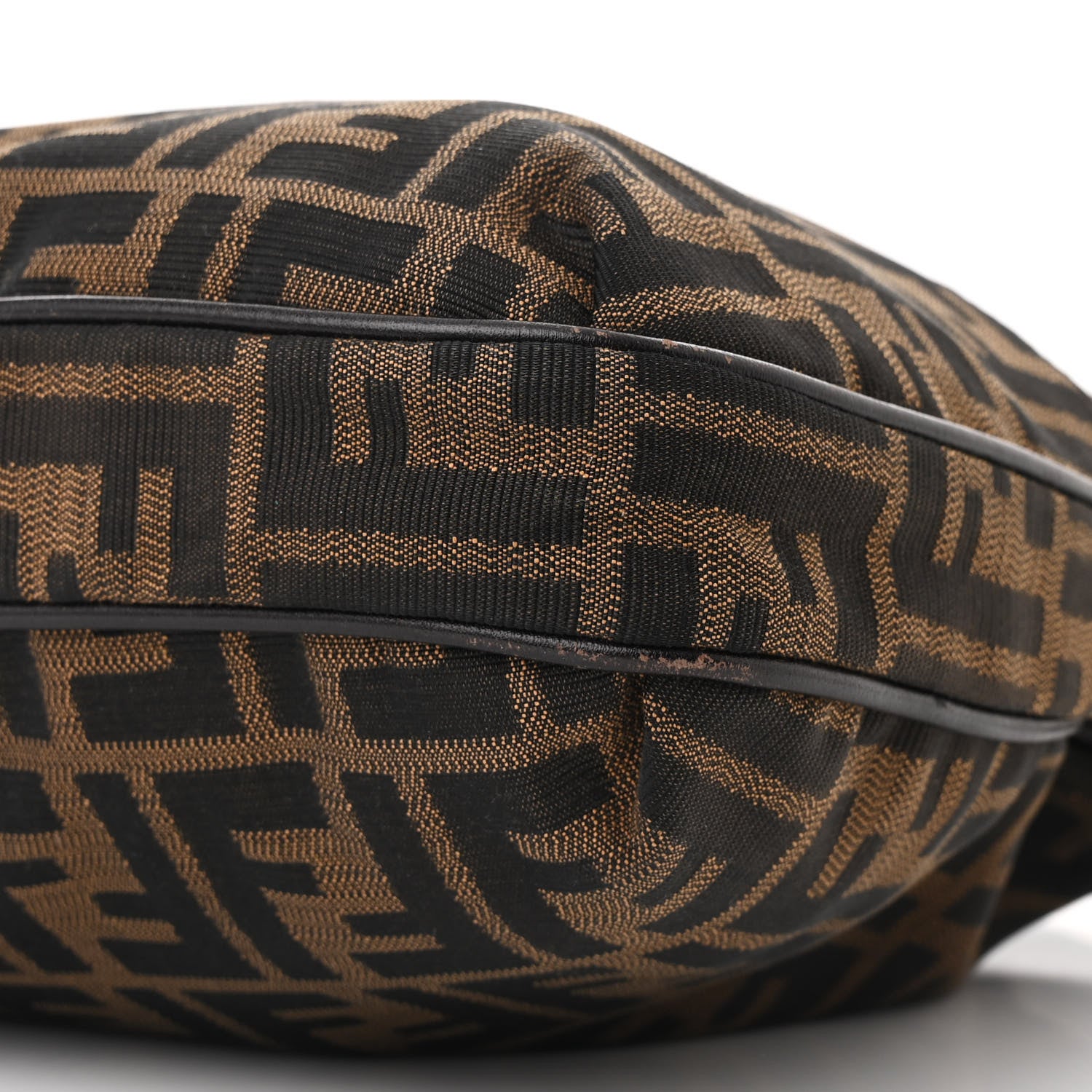 Fendi Zucca Cuoio Lucido Chef Crossbody Bag Tobacco Moro 10 of 10