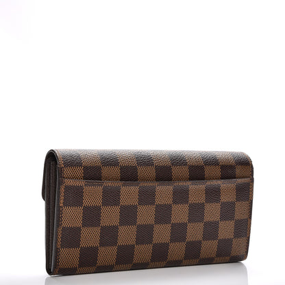Louis Vuitton Damier Ebene Sarah Wallet NM 3 of 7