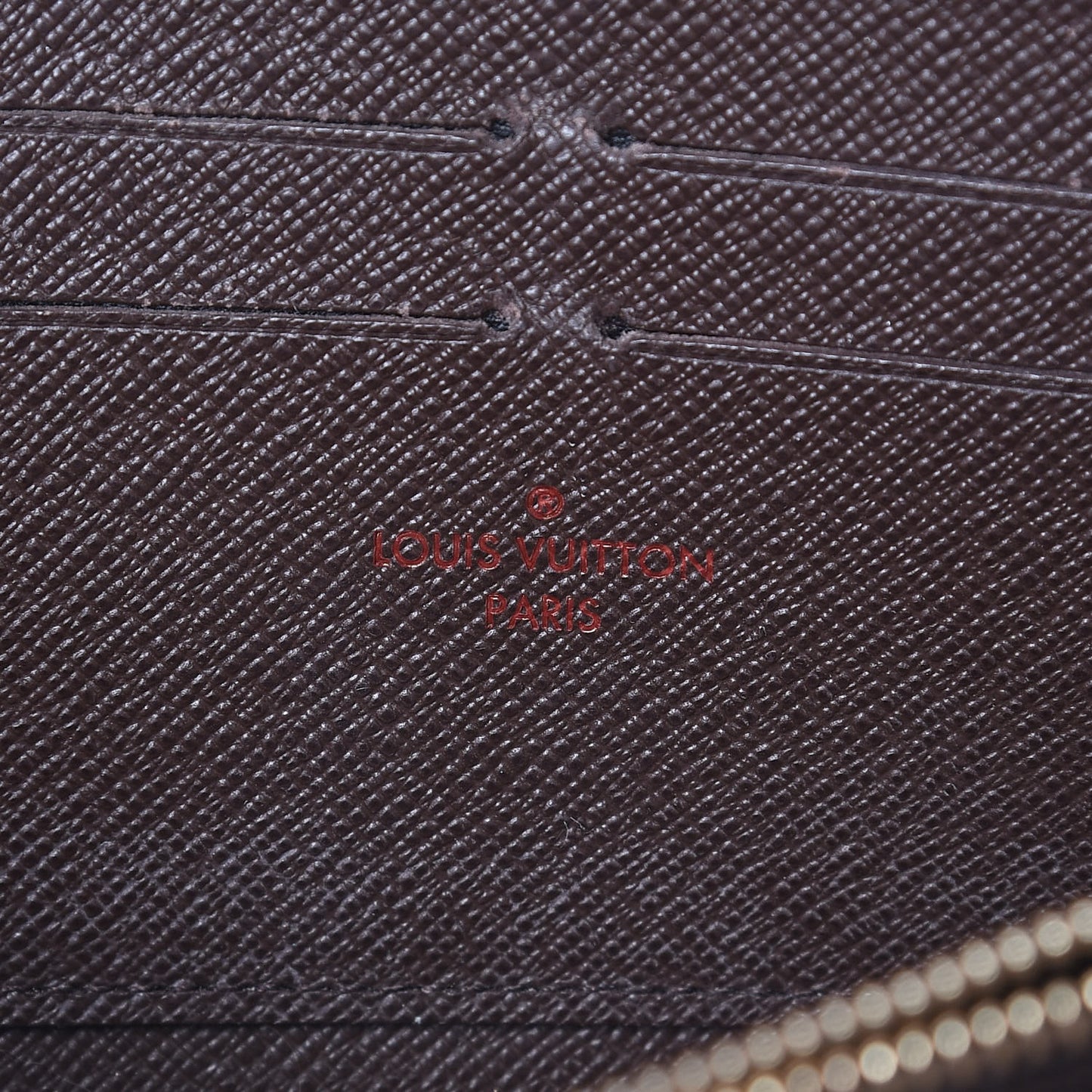 Damier Ebene Zippy Wallet