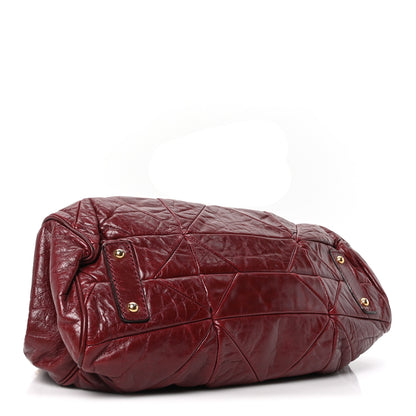 Marc Jacobs Calfskin Quilted Stam Bag Bordeaux 4 of 11