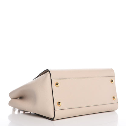 Burberry Soft Grain Calfskin Medium Buckle Tote Limestone 4 of 10