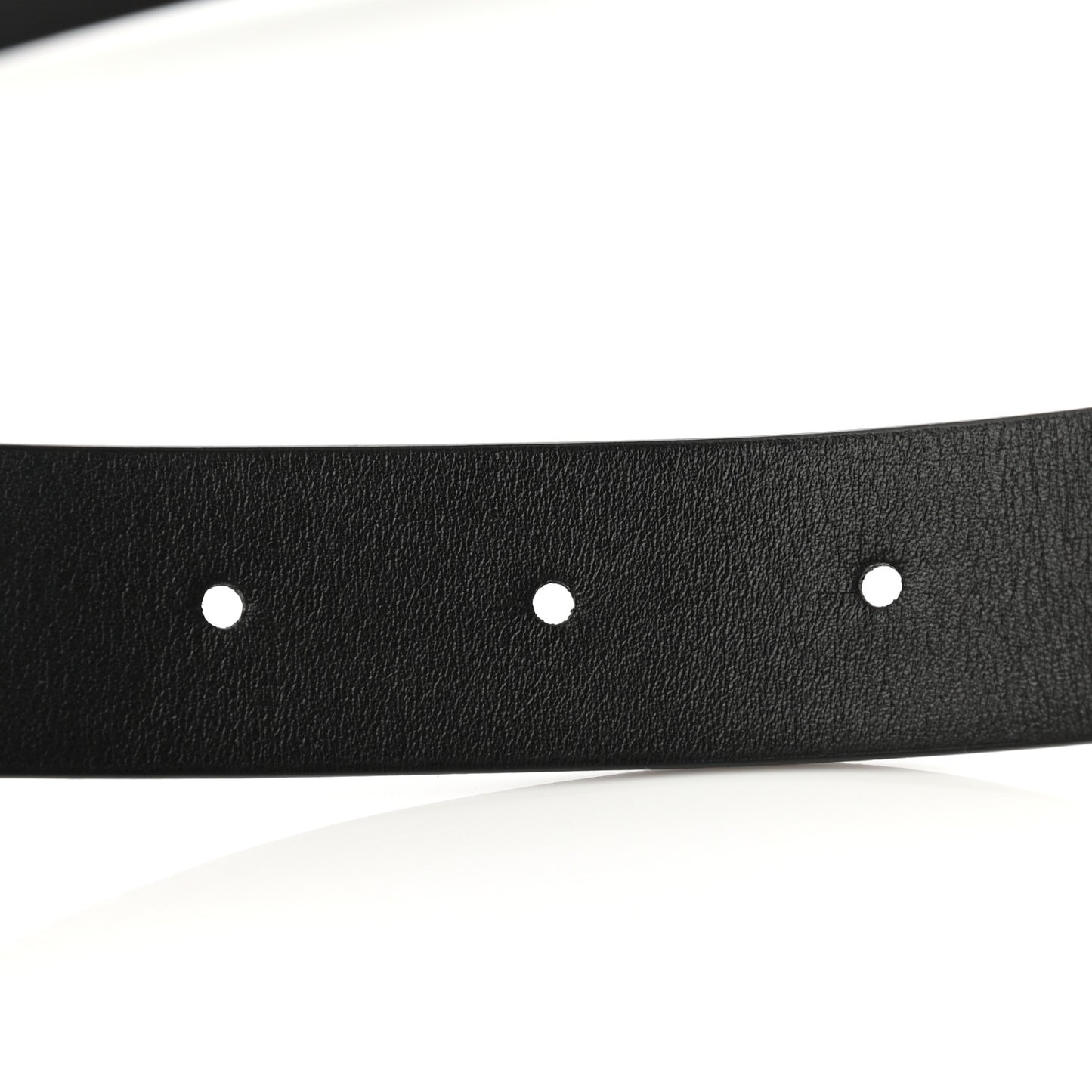 Calfskin Paris Button CC Belt 90 36 Black