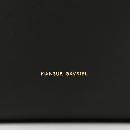 Mansur Gavriel Calfskin Mini Bucket Bag Black Ballerina 7 of 9