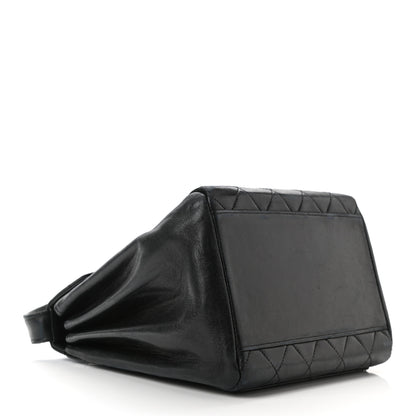 Chanel Lambskin Quilted Flap Bag Navy 2 of 23
