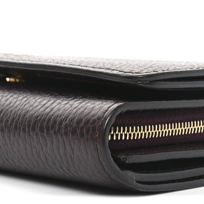 Mulberry Small Classic Grain Medium Continental French Wallet Oxblood 7 of 8