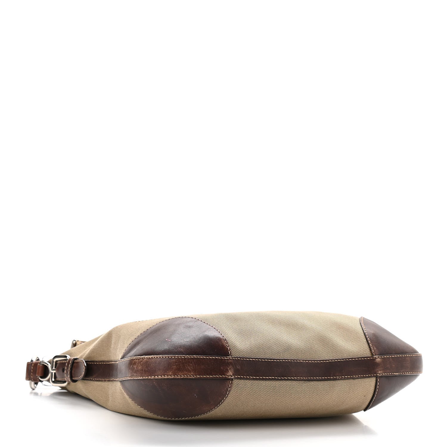 Prada Jacquard Logo Small Flat Messenger Bag Corda Bruciato 4 of 18