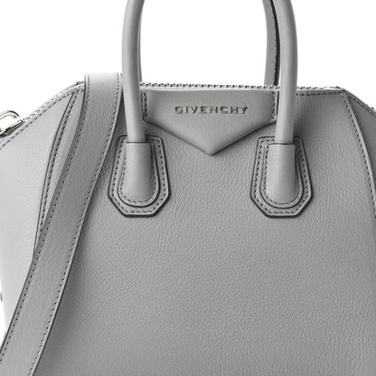 Givenchy Sugar Goatskin Mini Antigona Pearl Grey 10 of 10