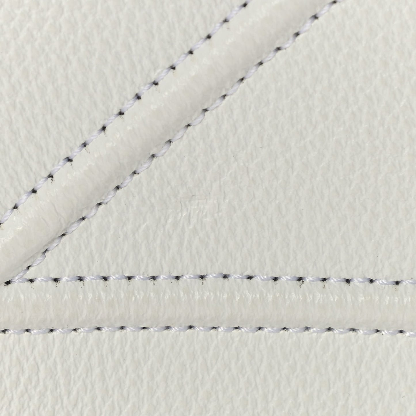 Grained Calfskin Small Diorama Flap Bag Off White