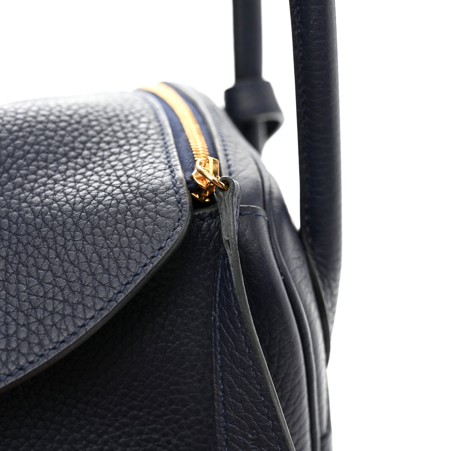 Hermes Taurillon Clemence Lindy 26 Bleu Nuit 12 of 13