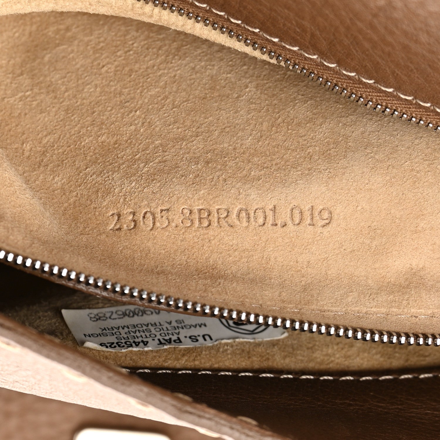 Fendi Calfskin Romano Selleria Mama Baguette Brown 7 of 17