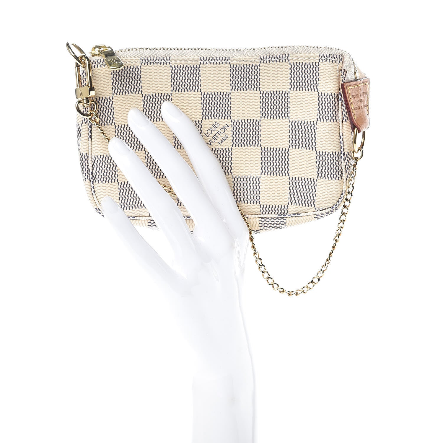 Louis Vuitton Damier Azur Mini Pochette Accessories 2 of 9