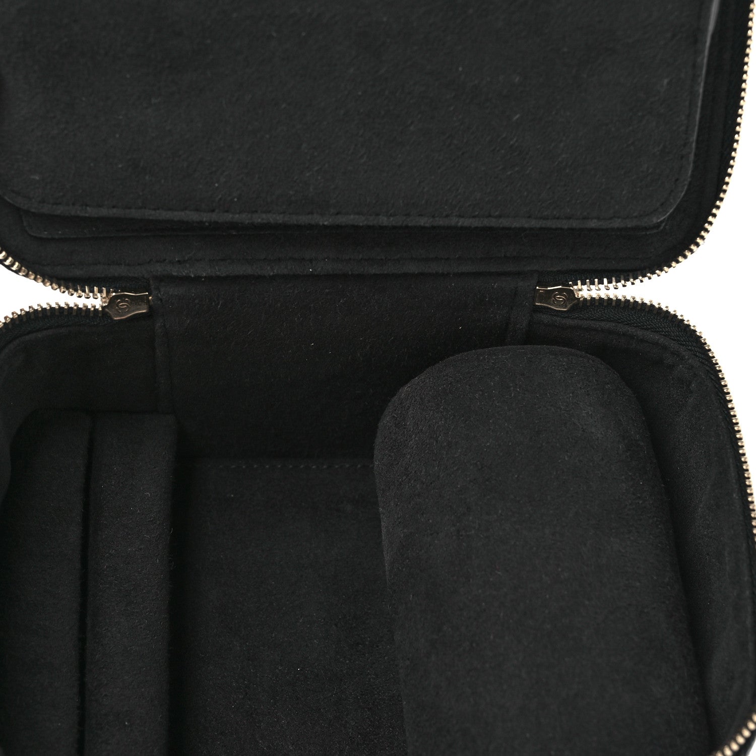Chanel Caviar Quilted Jewelry Box Black 5 of 10