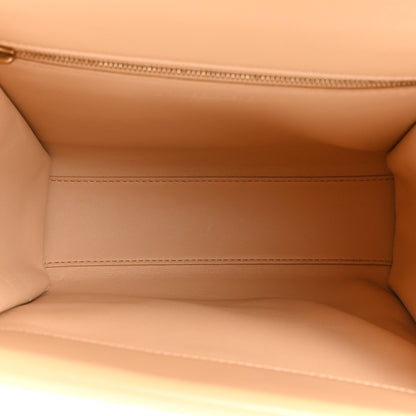 Bottega Veneta Box Calfskin Nappa Clip Bag Almond Gold 5 of 15