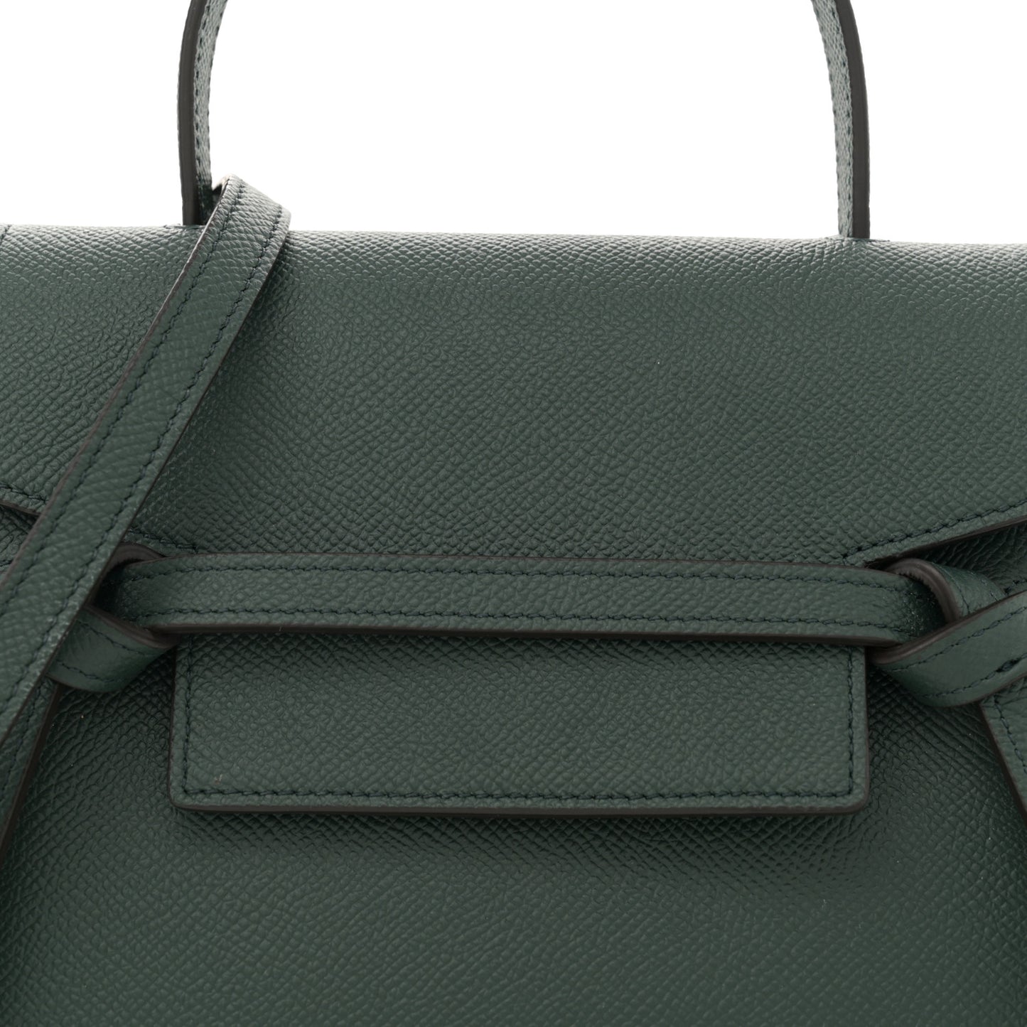 Grained Calfskin Nano Belt Bag Amazone