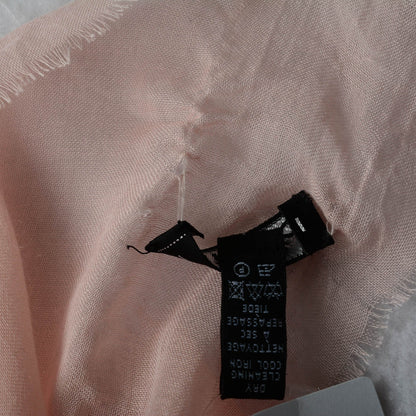 Chanel Modal Cashmere Sequins CC Scarf Rose Pale 5 of 7