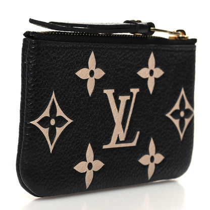 Louis Vuitton Empreinte Monogram Giant Key Pouch Black Beige 3 of 7