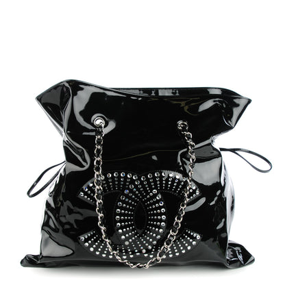 Chanel Patent Crystal Strass Bonbons Tote Black 1 of 6