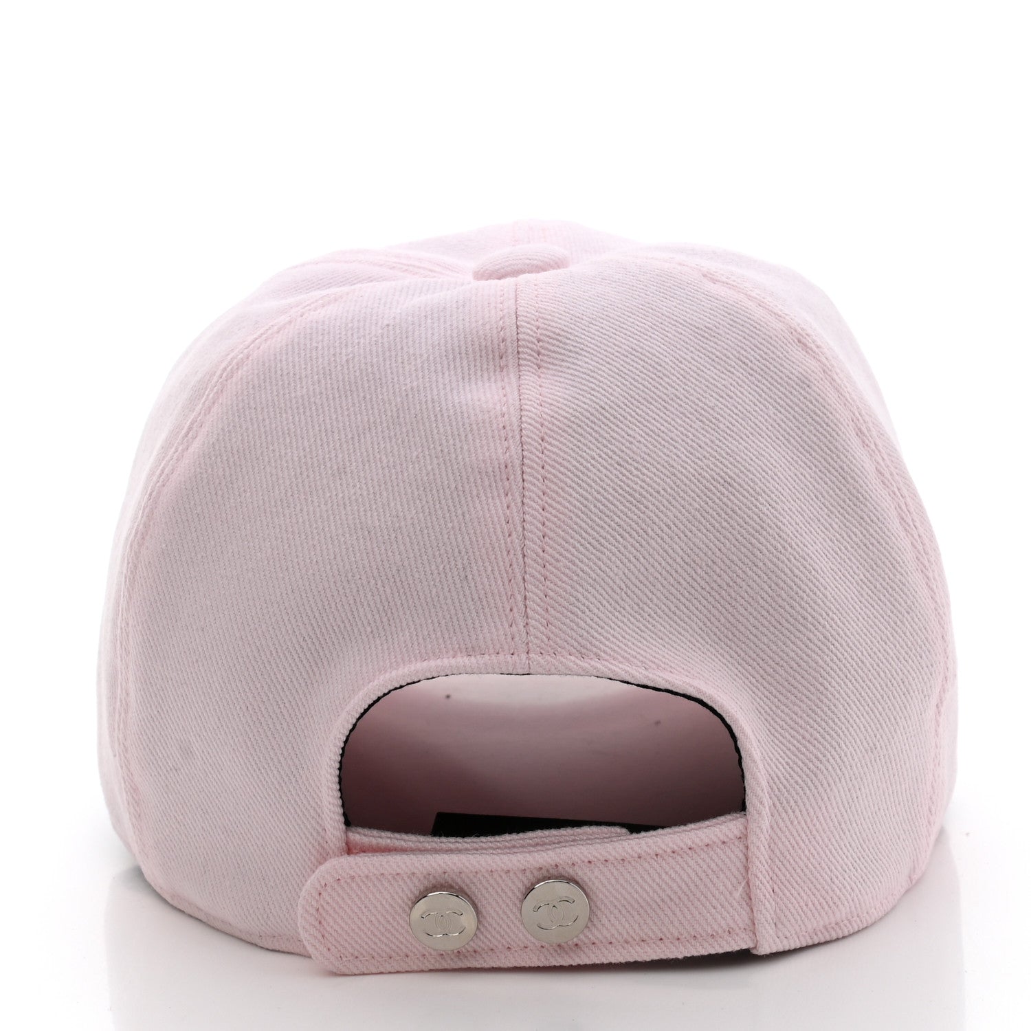 Chanel Cotton Sequin CC Cap Hat Light Pink 6 of 8