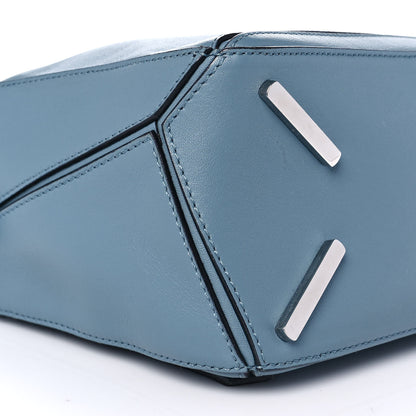 Loewe Calfskin Small Puzzle Bag Stone Blue 7 of 9