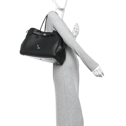 Balenciaga Smooth Calfskin Medium Bel Air Carry All Bag Black 2 of 9