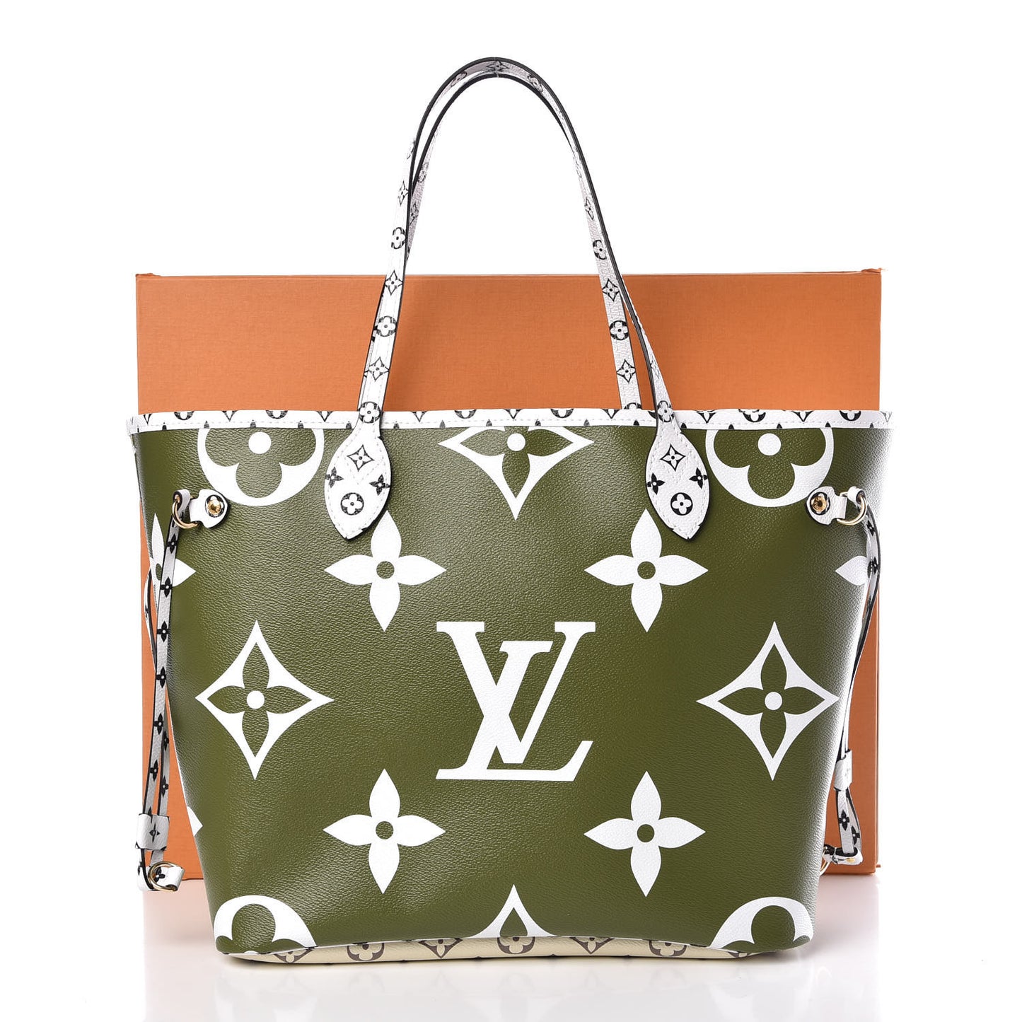 Monogram Giant Neverfull MM Kaki