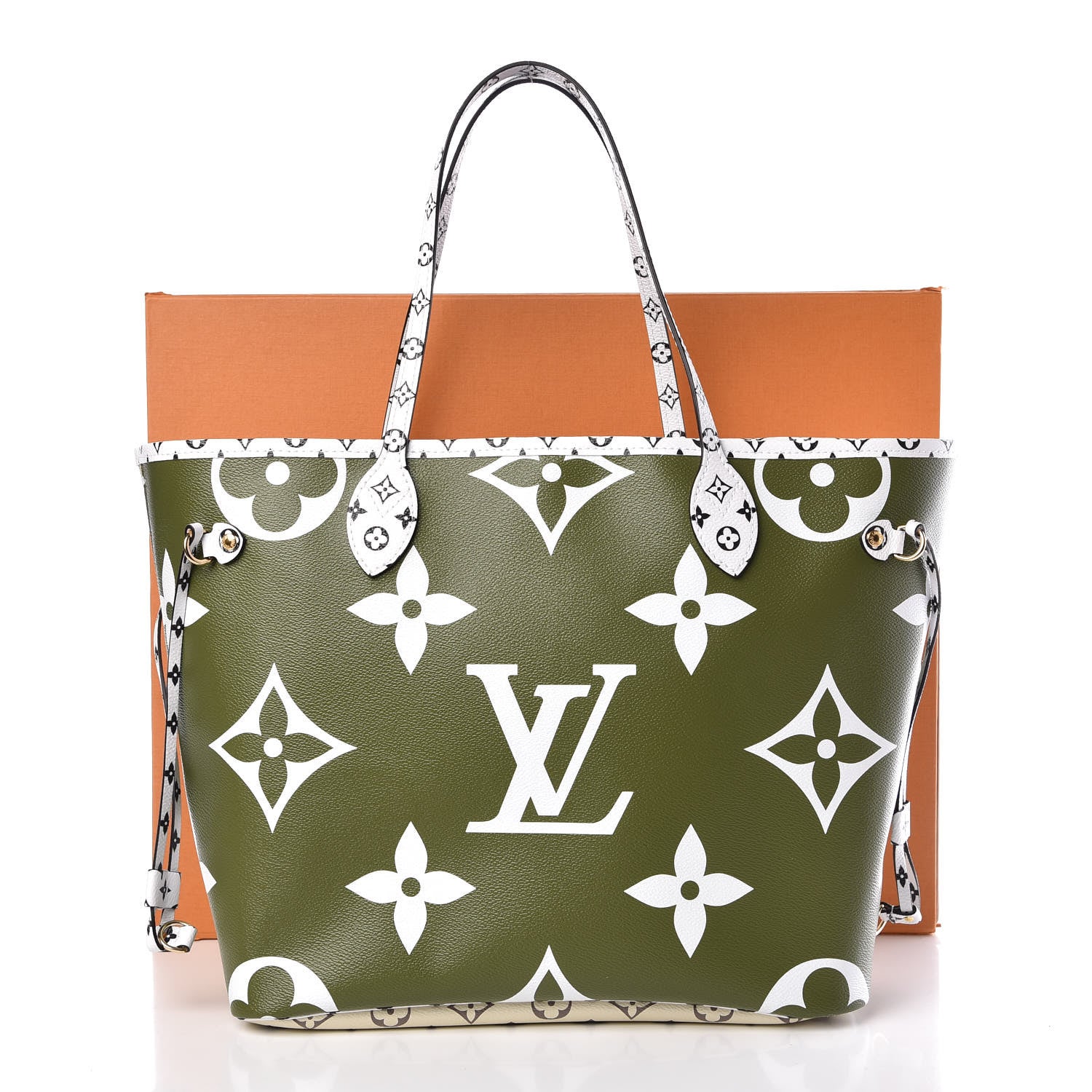 Louis Vuitton Monogram Giant Neverfull MM Kaki 8 of 8