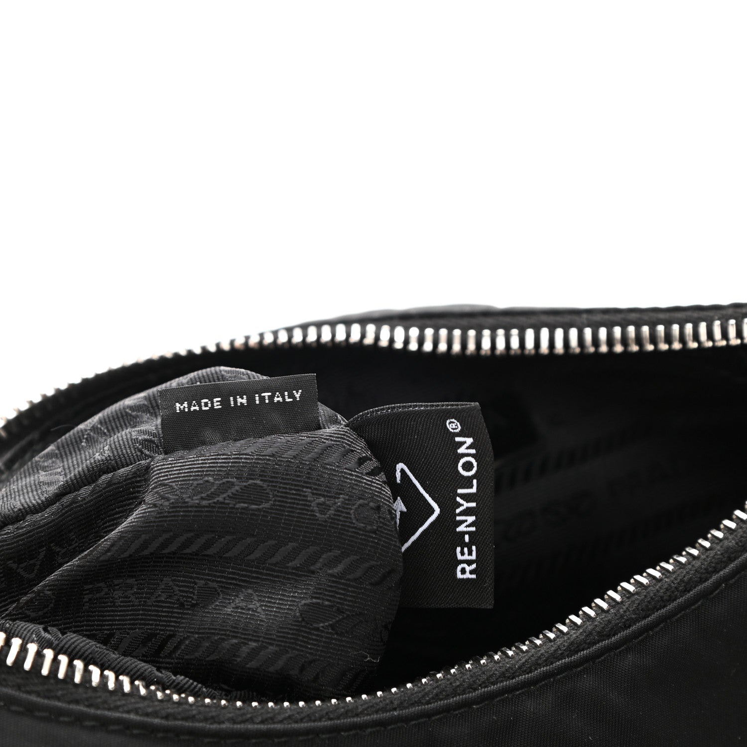 Prada Nylon Re-Edition 2005 Shoulder Bag Black 7 of 11