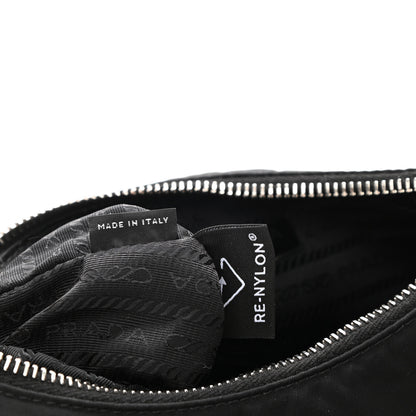 Prada Nylon Re-Edition 2005 Shoulder Bag Black 7 of 11