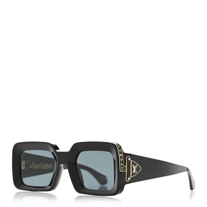 Louis Vuitton X NIGO Acetate 1.1 Zillionaires Sunglasses Z1591W Black 1 of 10
