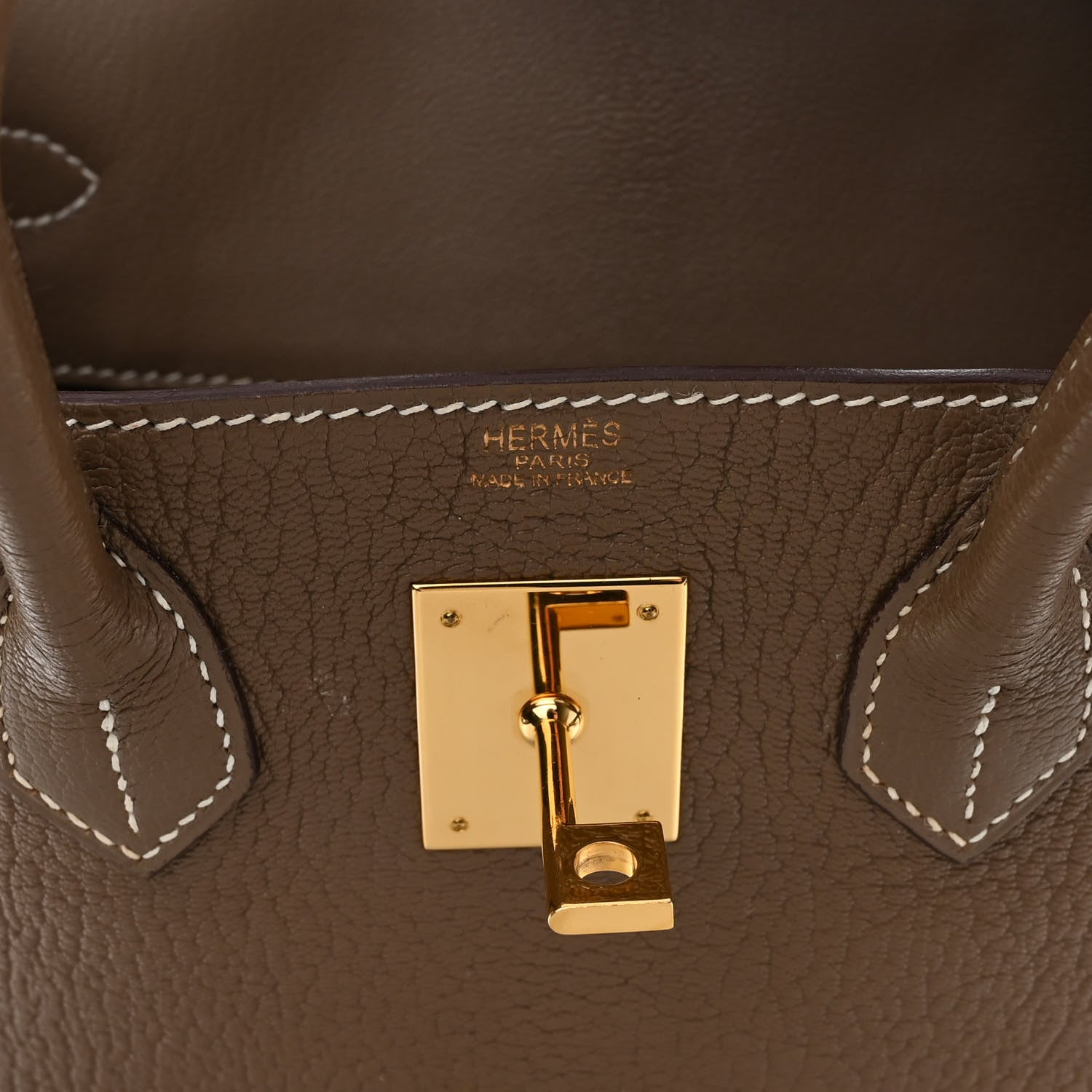 Hermes Chevre De Coromandel HAC Birkin 32 Etoupe 6 of 12