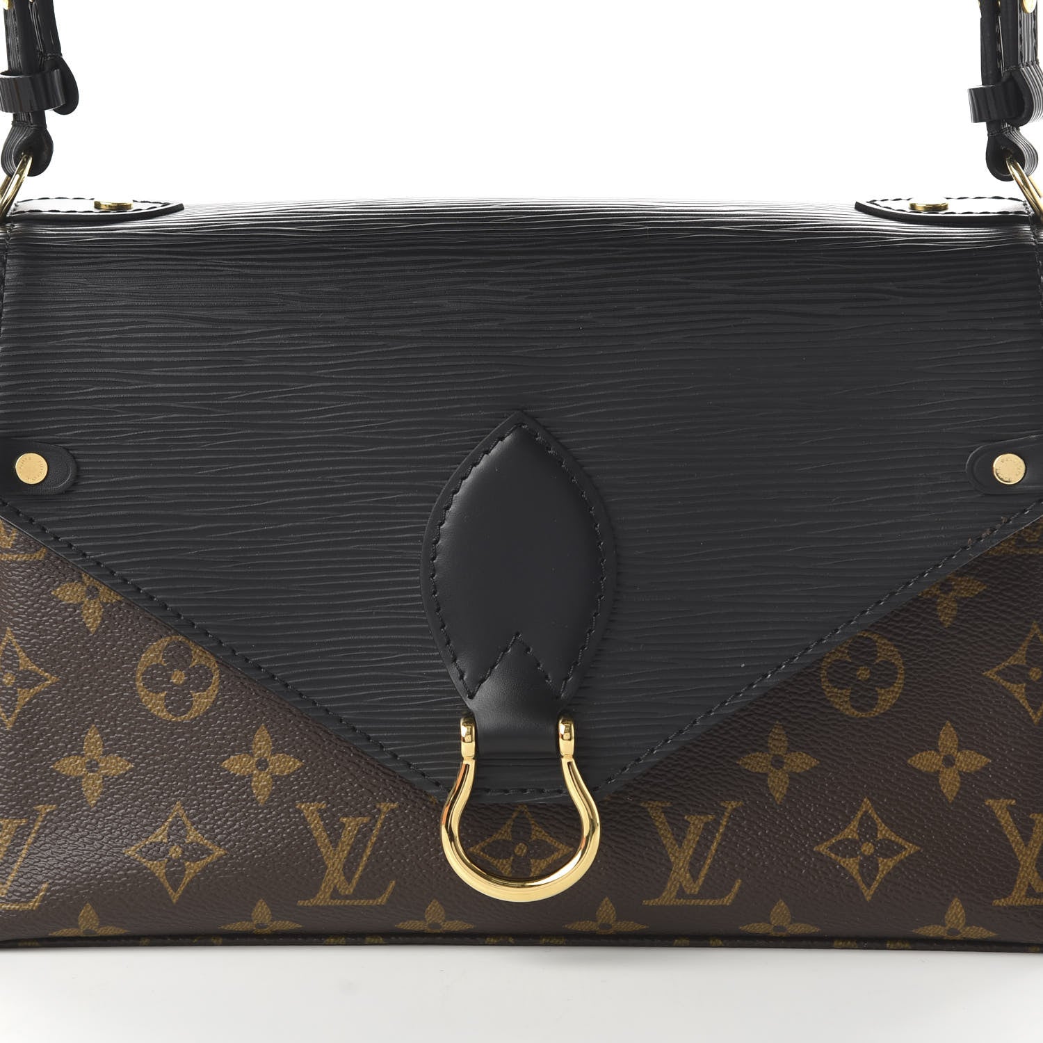 Louis Vuitton Epi Monogram Saint Michel Black 9 of 10