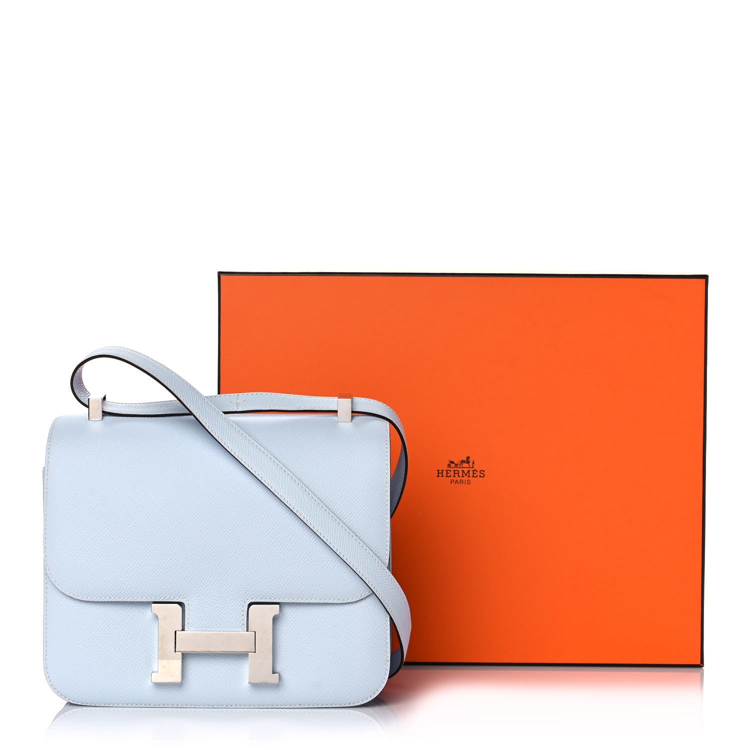 Hermes Epsom Constance 24 Bleu Brume 19 of 19