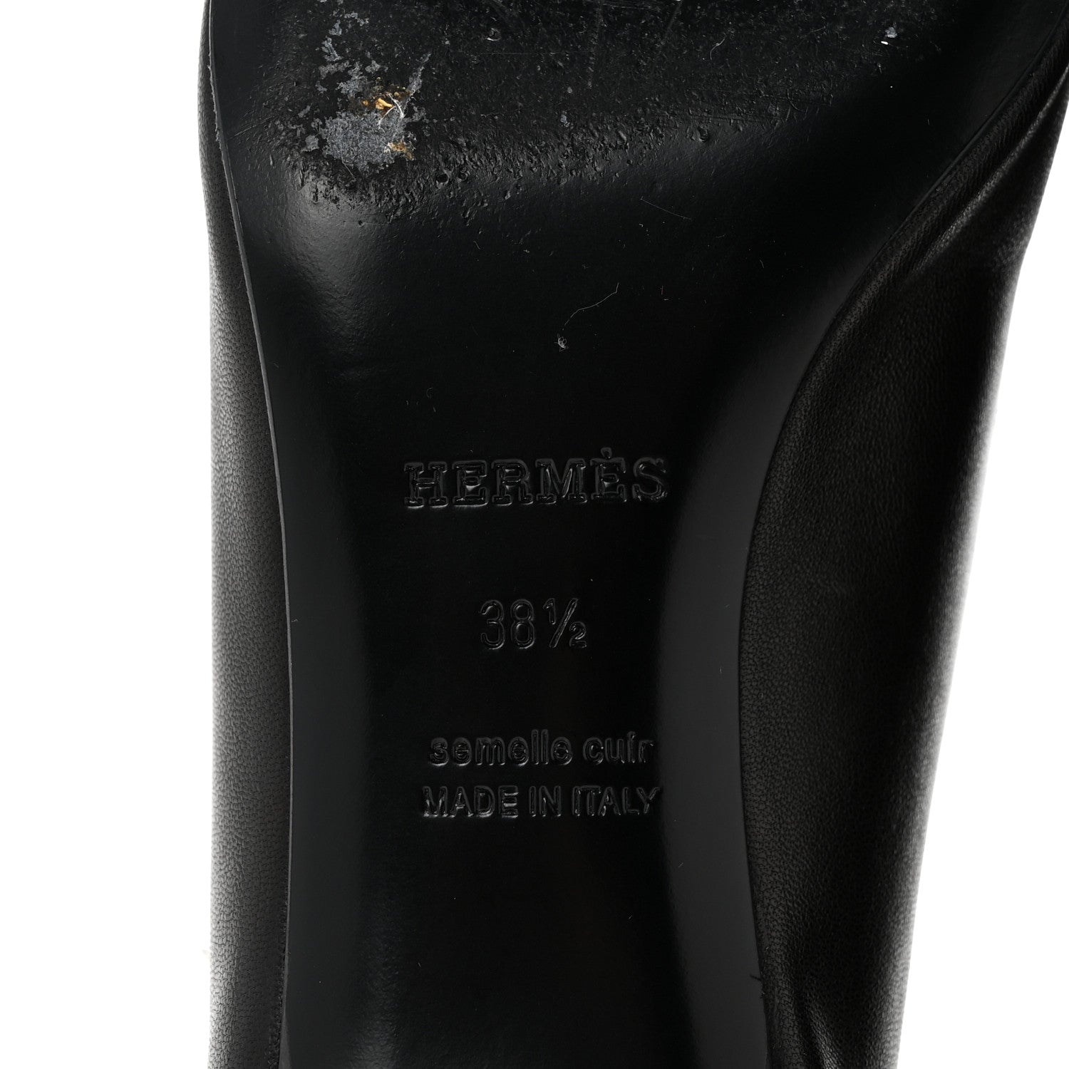 Hermes Nappa Lover 40 Pumps 38.5 Black 7 of 10