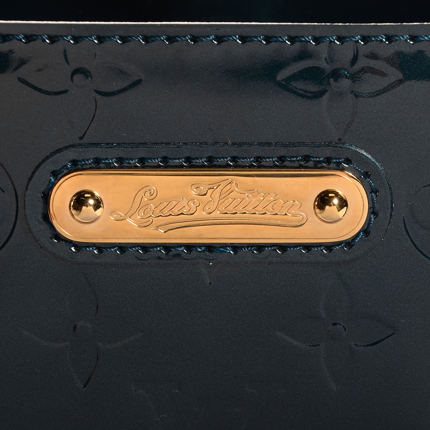 Louis Vuitton Vernis Wilshire PM Blue Nuit 8 of 11