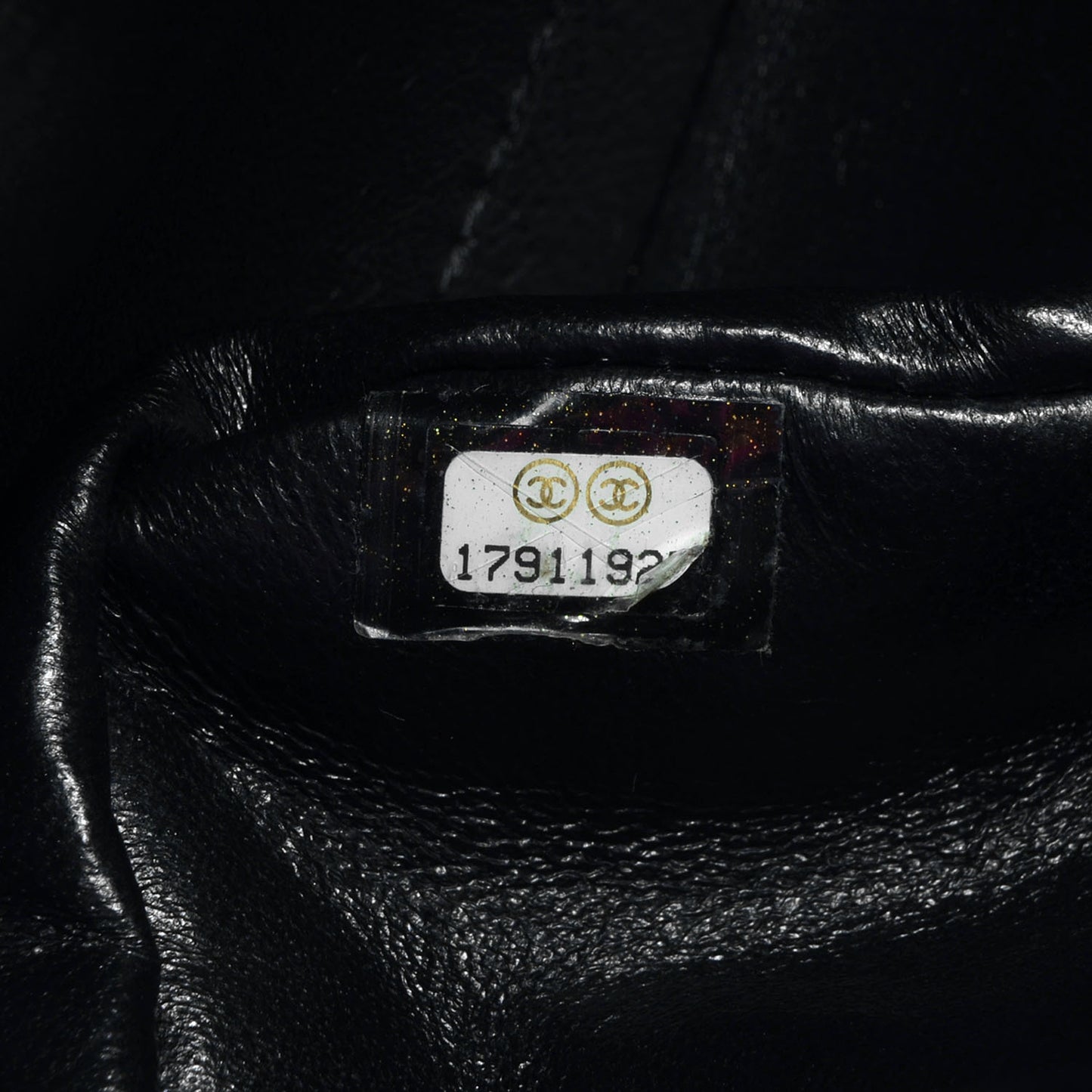 Patent Jumbo Double Flap Black