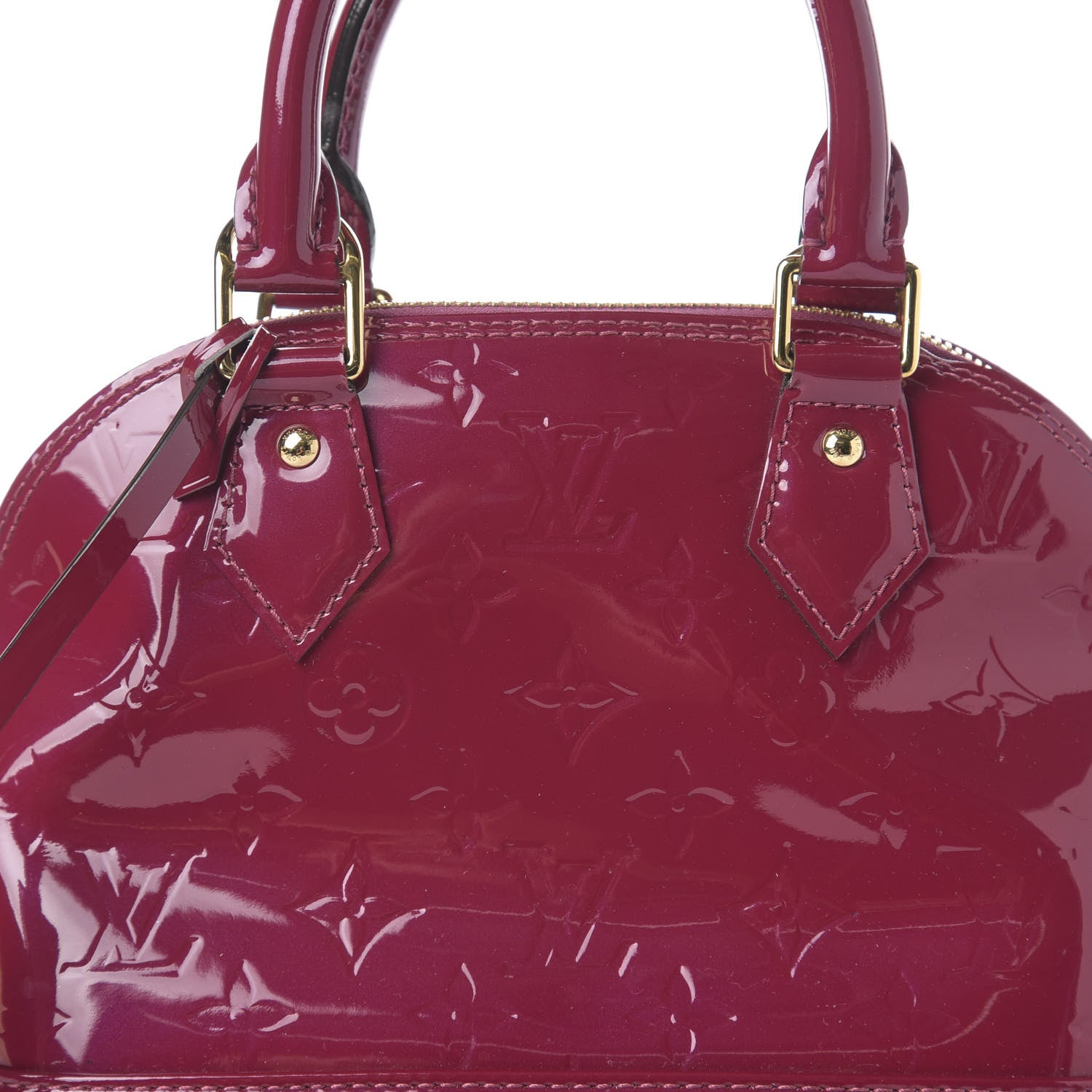 Louis Vuitton Vernis Alma BB Magenta 10 of 10