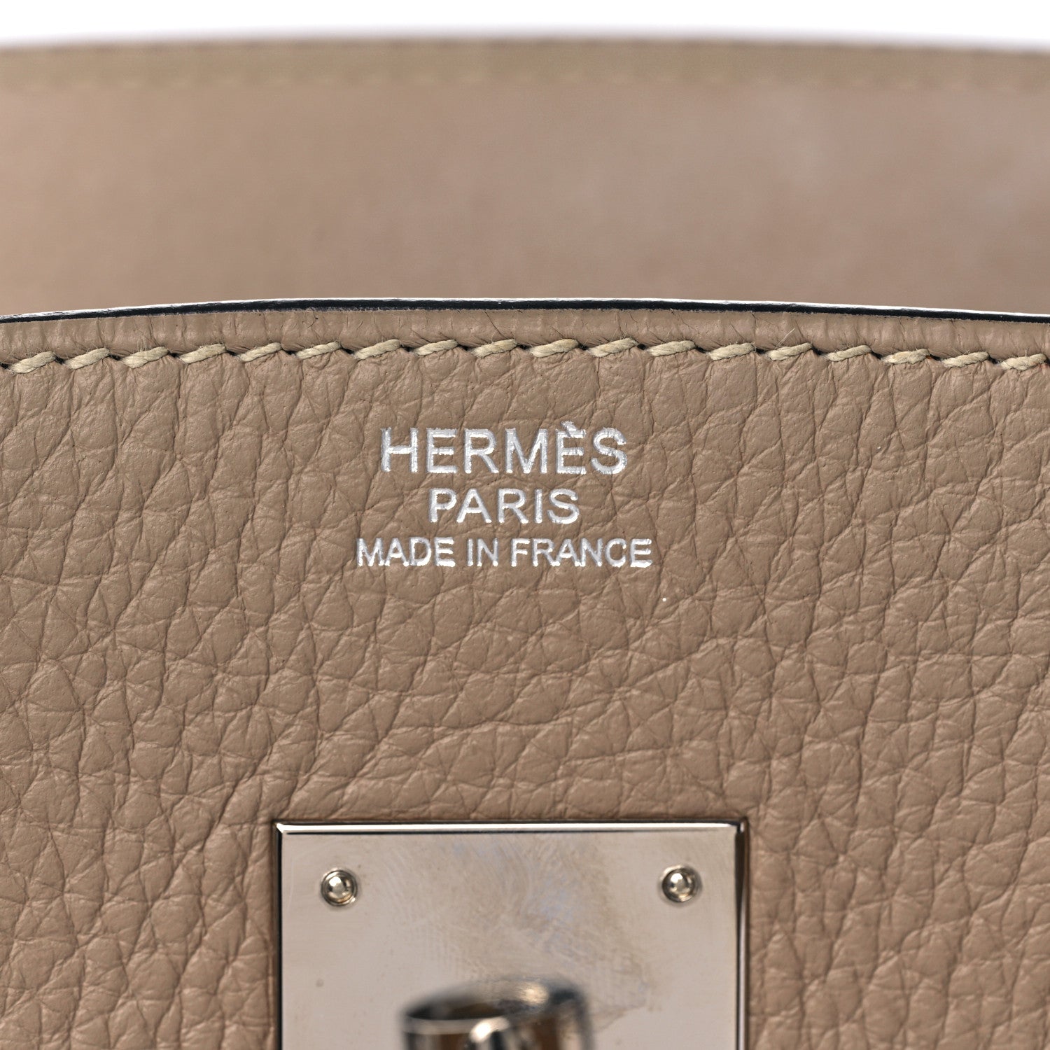 Hermes Togo Birkin 30 Gris Tourterelle 14 of 26