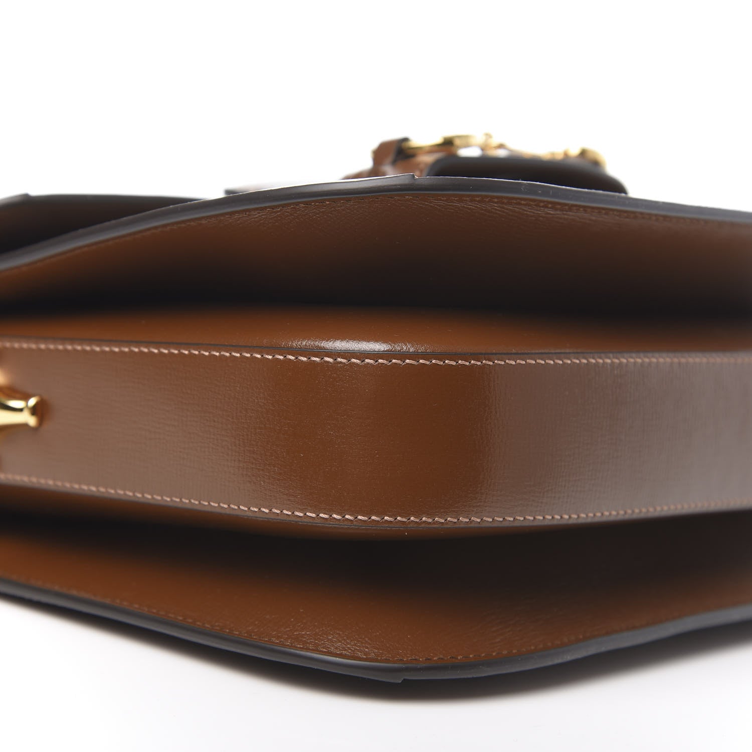 Gucci GG Supreme Monogram Horsebit 1955 Shoulder Bag Beige Brown Sugar 9 of 11