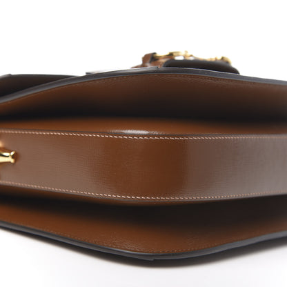 Gucci GG Supreme Monogram Horsebit 1955 Shoulder Bag Beige Brown Sugar 9 of 11