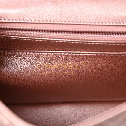 Chanel Metallic Grained Calfskin Quilted 2.55 Reissue Mini Flap Copper Pink 6 of 10