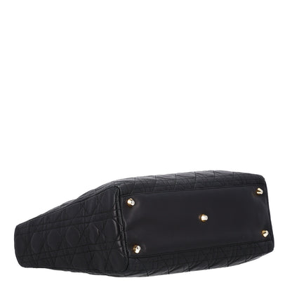 Christian Dior Lambskin Cannage Large Lady Dior Black 4 of 10