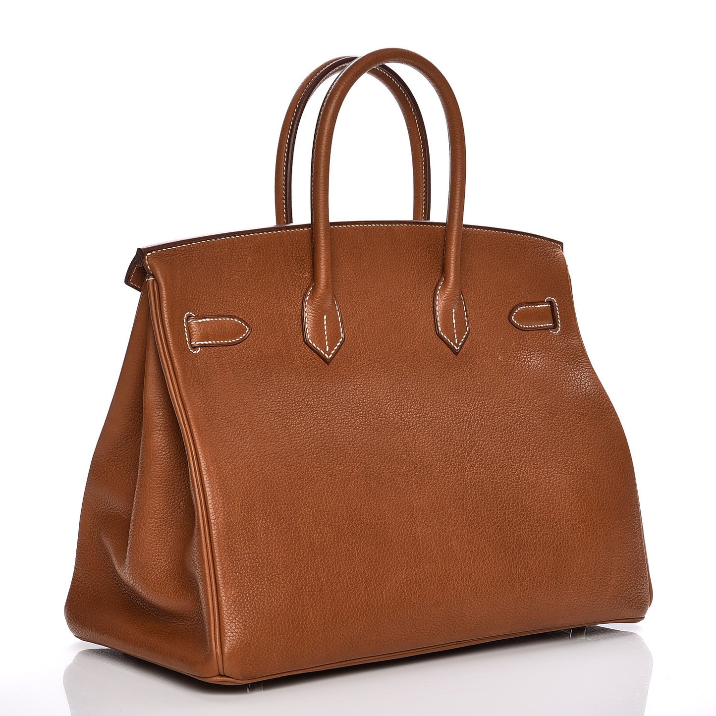 Natural Barenia Faubourg Birkin 35 Fauve