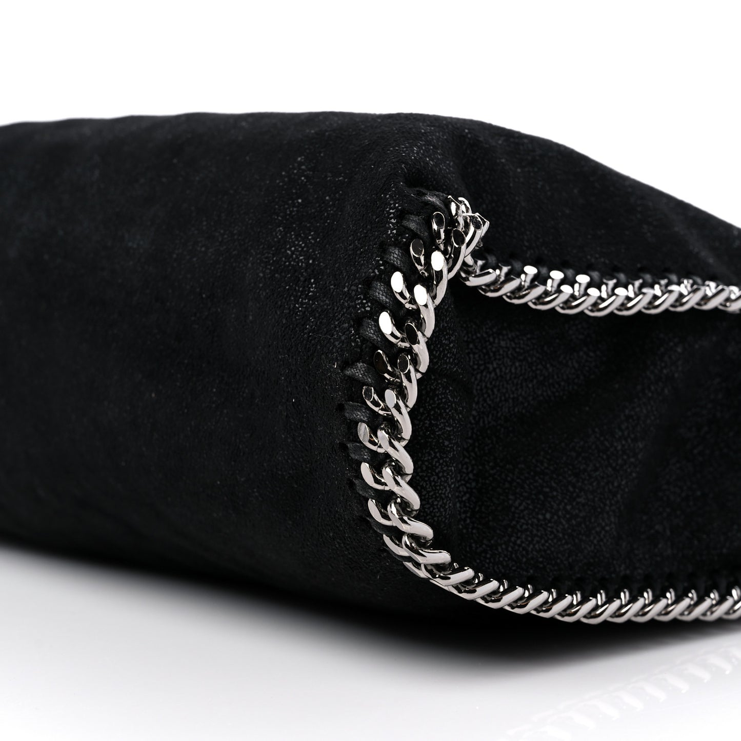Shaggy Deer Falabella Fold Over Tote Black