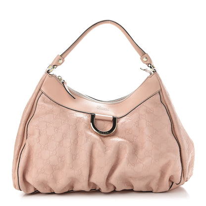 Gucci Guccissima Large D Gold Hobo Pink 1 of 10