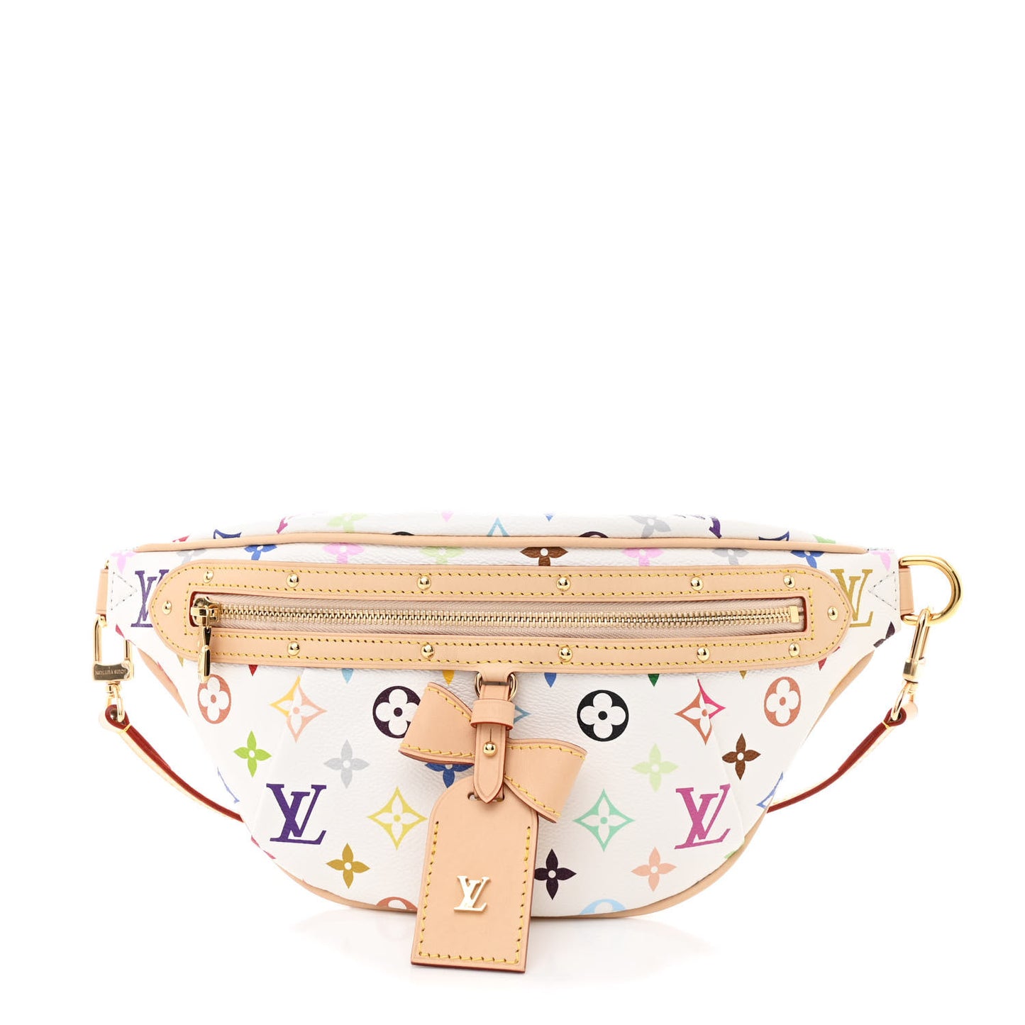 LV X TM Monogram Multicolor High Rise Bumbag White