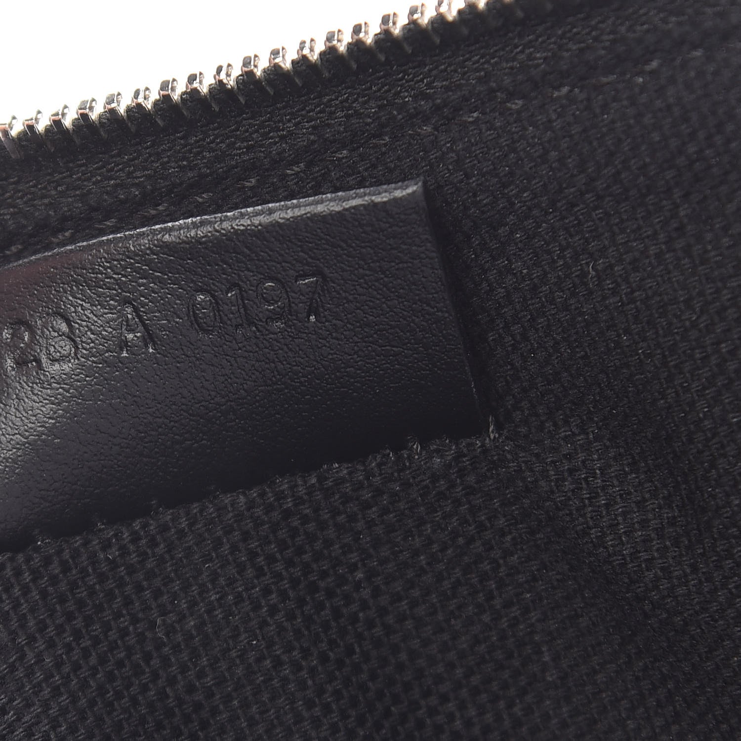 Givenchy Smooth Calfskin Graffiti Paint Logo Pouch Black 7 of 7