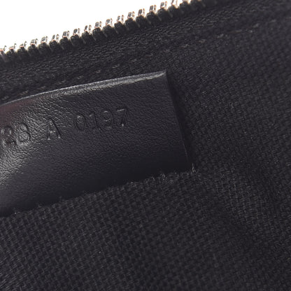 Givenchy Smooth Calfskin Graffiti Paint Logo Pouch Black 7 of 7