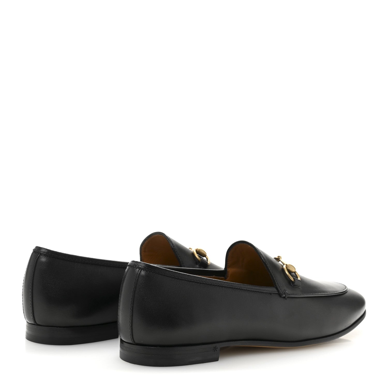 Gucci Calfskin Womens Jordaan Loafers 39 Black 5 of 11